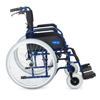  Comfort Plus DM-321 45cm Lacivert Alüminyum Özellikli Tekerlekli Sandalye - Comfort Plus (1)