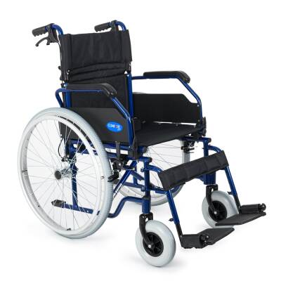  Comfort Plus DM-321 45cm Lacivert Alüminyum Özellikli Tekerlekli Sandalye - Comfort Plus