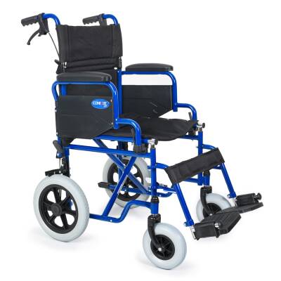  Comfort Plus DM-327 Mini Lacivert Özellikli Transfer Tekerlekli Sandalyesi - Comfort Plus