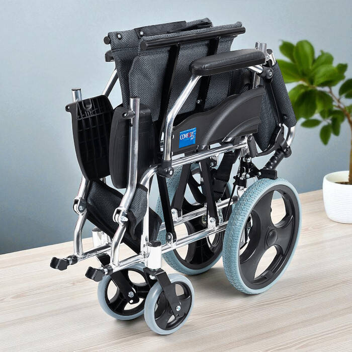 Comfort Plus KY863LABJ-A12 Füme Alüminyum Transfer Özellikli Tekerlekli Sandalye - 4